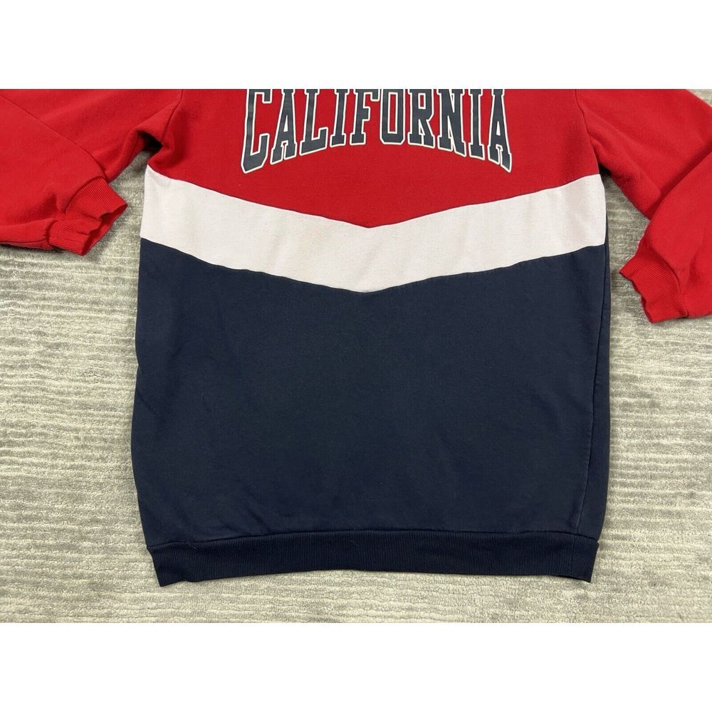 Divided H&M Sweater Mens Large Multicolor California 1/4‎ Zip Longsleeve - Picture 3 of 11